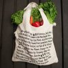 Bolsa BEE. Enrrollable 100% Algodón Orgánico