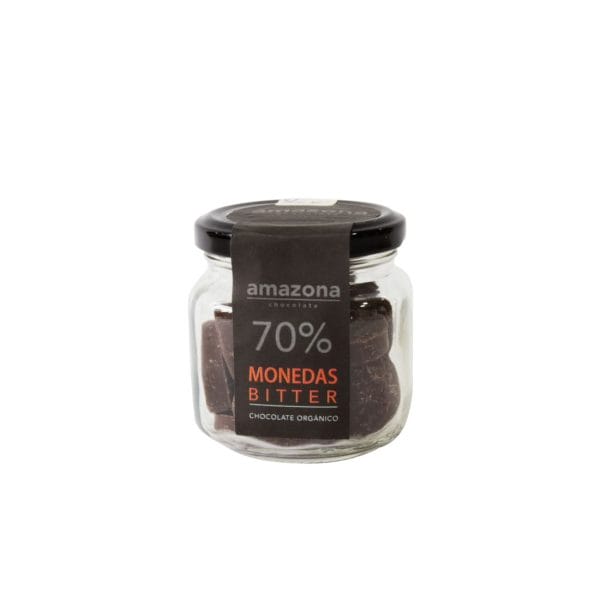 Monedas BItter 70% - 100 gr.